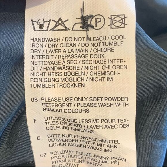 Nuala x Puma Lightweight Raincoat Trench Coat Blue Size Large - Picture 11 of 13